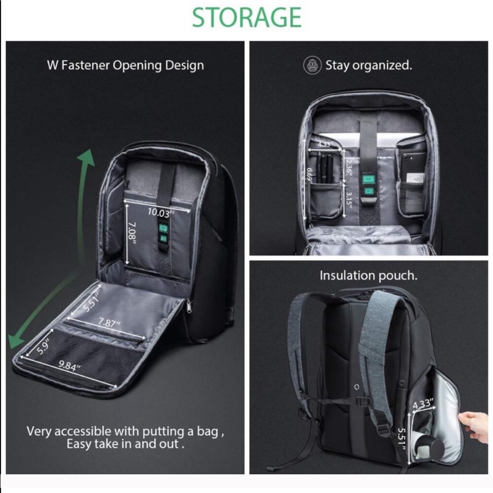 Korin Design Minimalist Backpack Click Pack Pro - Gem